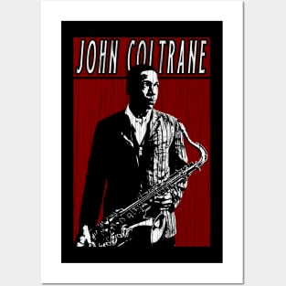 Vintage Retro John Coltrane Posters and Art
